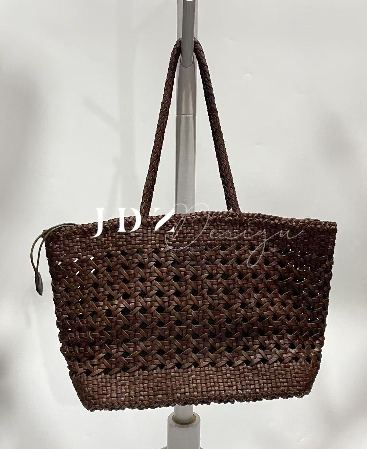 Alena - Handmade Full Cowhide Leather Shoulder Bag