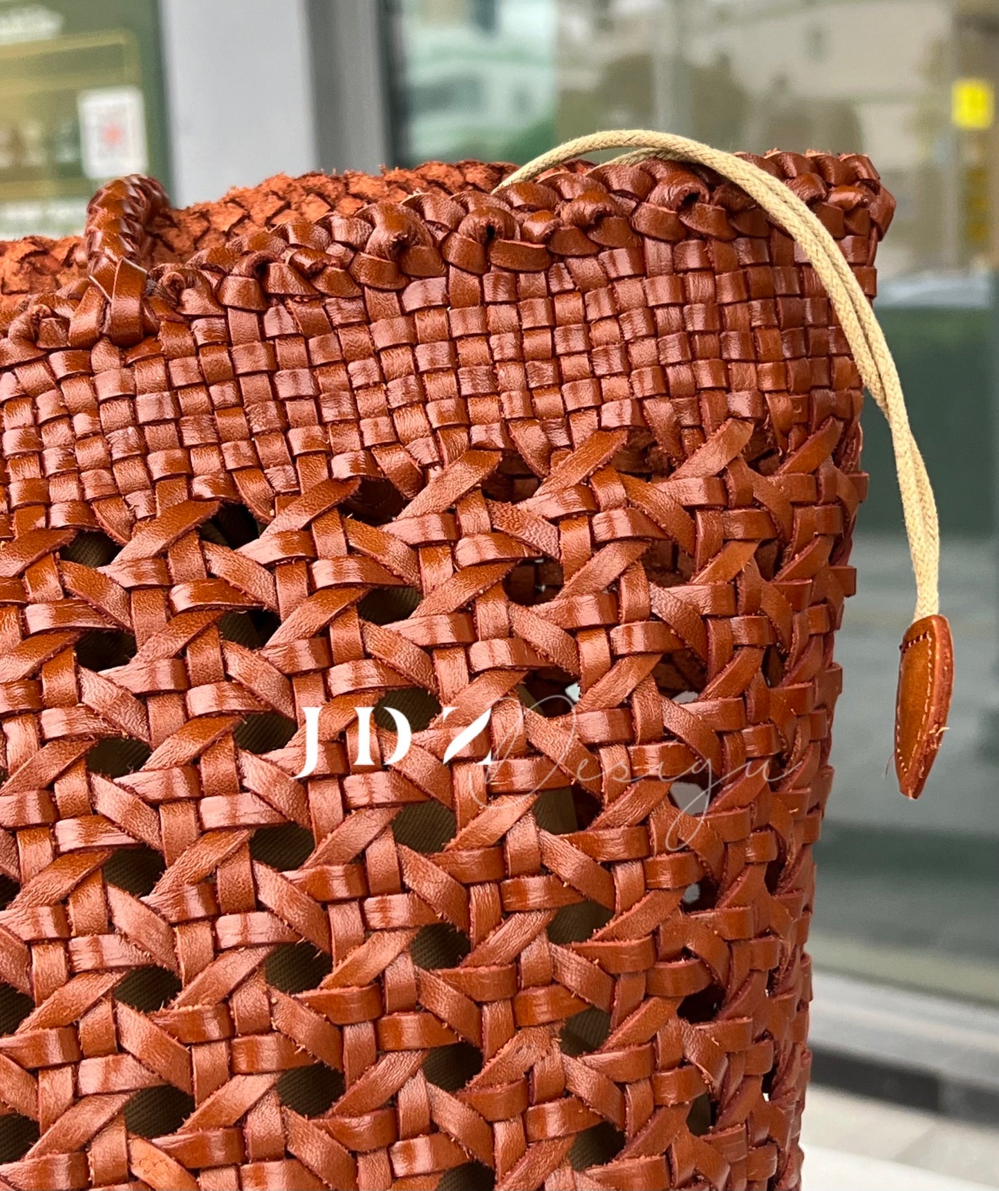 Alena - Handmade Full Cowhide Leather Shoulder Bag
