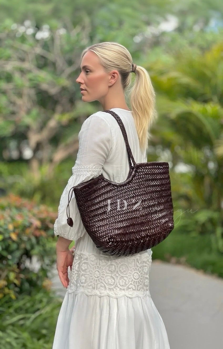 Emma - Retro Handmade Genuine Cowhide Leather Shoulder Bag