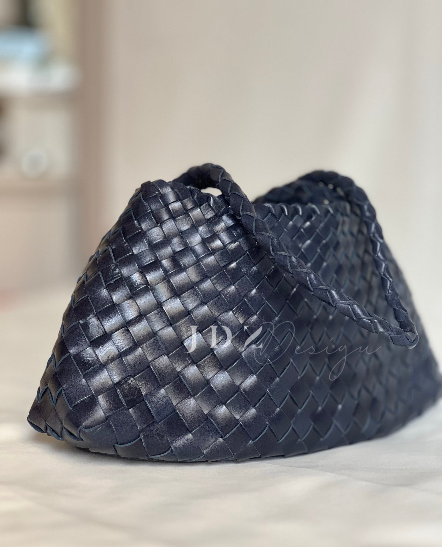 Lana Retro hand-woven first-layer cowhide shoulder bag, Soft Leather bag ,Gift for Wife,Gift for Mom, beach holiday  cow leather bag