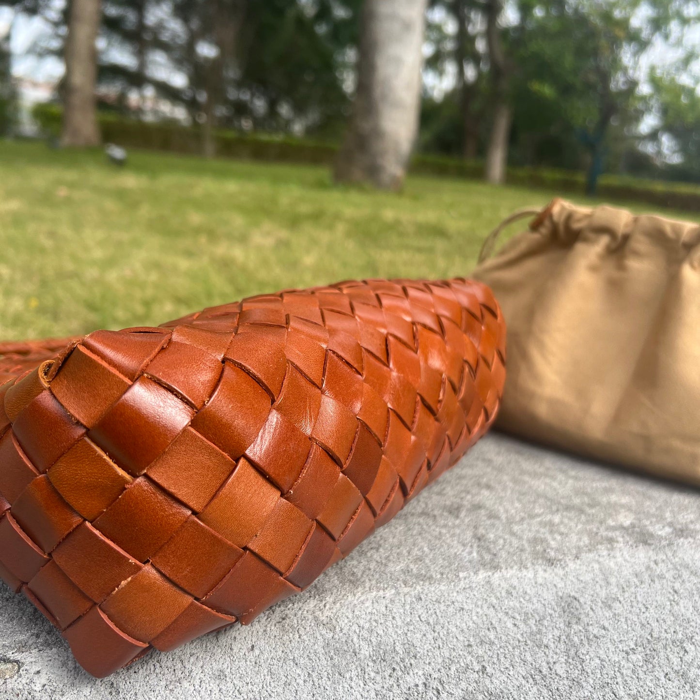 Sophia - Handmade Full Cowhide Leather Shoulder Bag with Single Strap