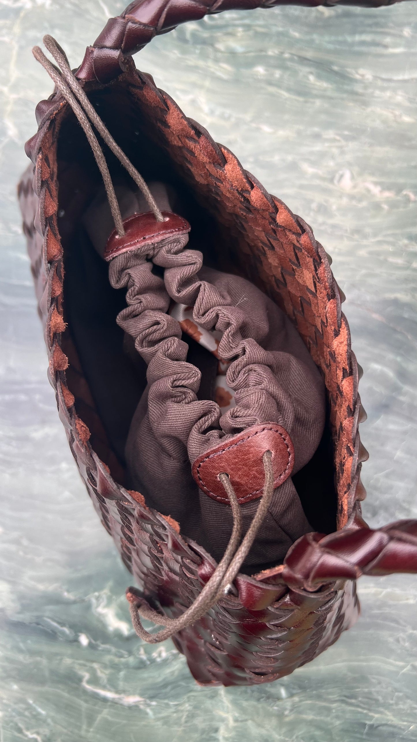 Sophia - Handmade Full Cowhide Leather Shoulder Bag with Single Strap