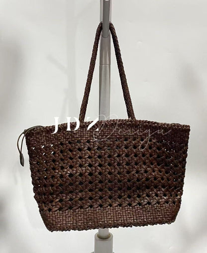 Alena - Handmade Full Cowhide Leather Shoulder Bag