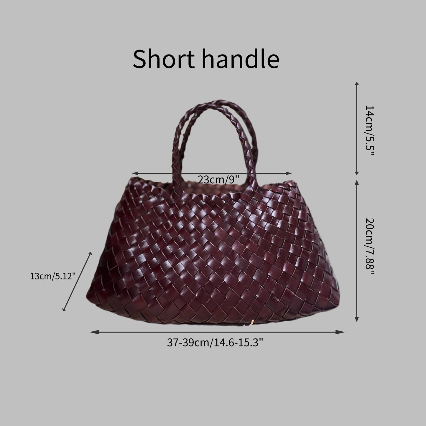 Elsa - Handcrafted Woven Leather Tote Bag, Hand Woven Ladies HOBO Bag