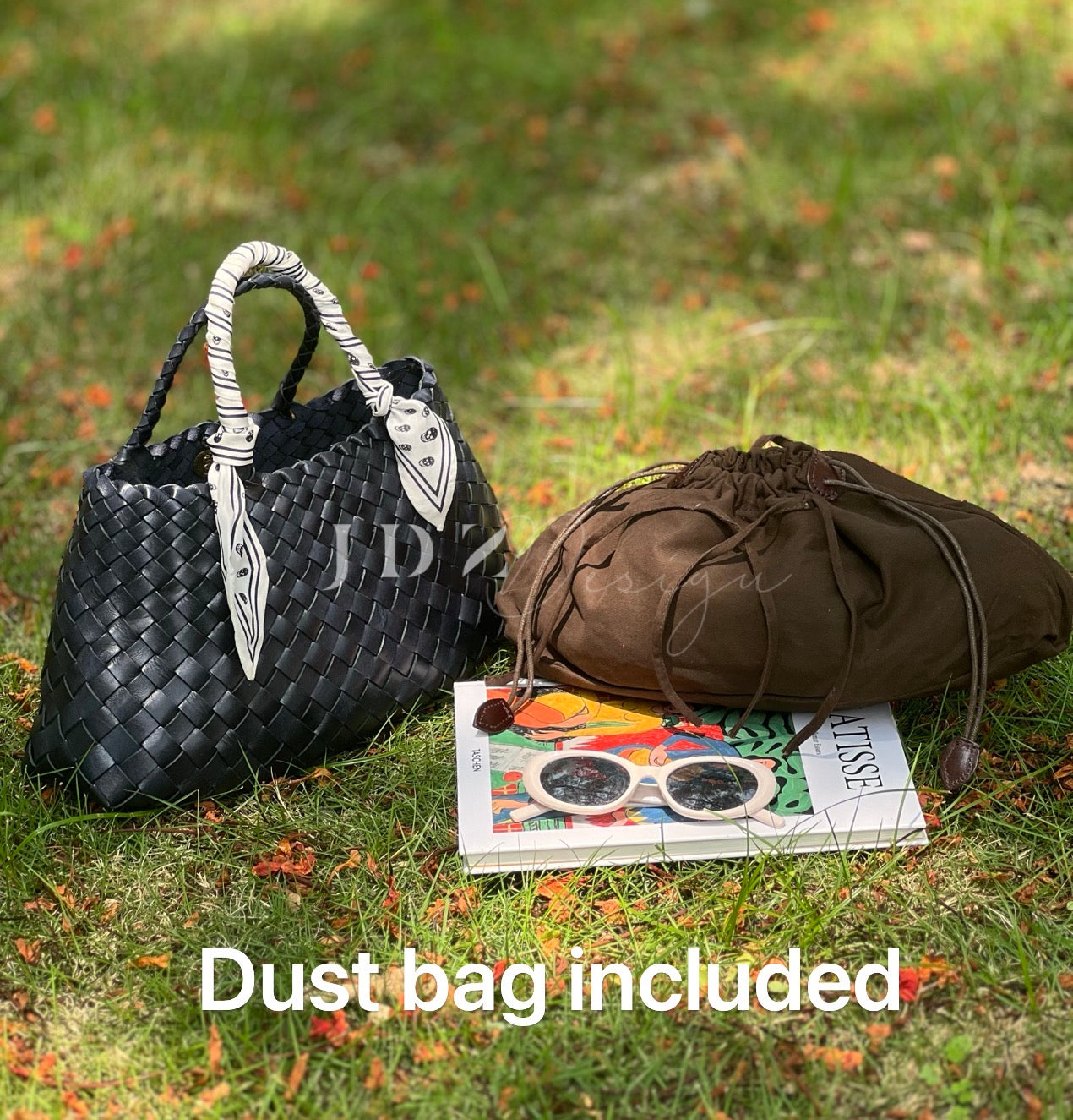 Elsa - Handcrafted Woven Leather Tote Bag, Hand Woven Ladies HOBO Bag