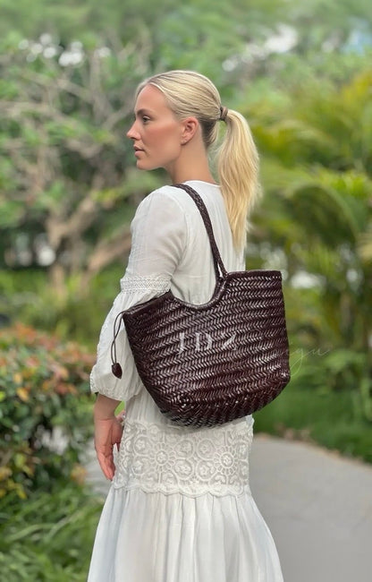 Emma - Retro Handmade Genuine Cowhide Leather Shoulder Bag