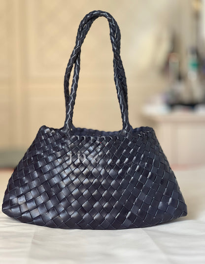 Lana Retro hand-woven first-layer cowhide shoulder bag, Soft Leather bag ,Gift for Wife,Gift for Mom， beach holiday  cow leather bag