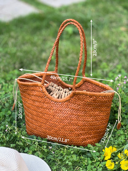 Emma - Retro Handmade Genuine Cowhide Leather Shoulder Bag