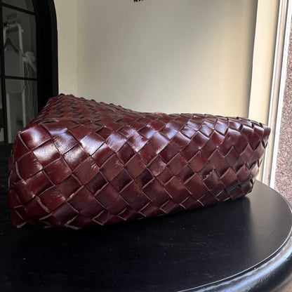 Sophia - Handmade Full Cowhide Leather Shoulder Bag with Single Strap