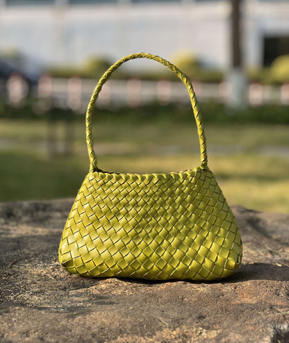 Sophia - Handmade Full Cowhide Leather Shoulder Bag with Single Strap